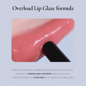 Dinto Cendrillon Collection Overload Lip Glaze 335 Valse Hidratante de larga duración No pegajoso Alto brillo Hidratante Brillo de labios - Product Image 3