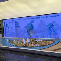 Maqueta Arquitectónica en Miniatura, Plan de Ciudad a Escala 1:800-1000, Diseño de Centro Comercial, Iluminación LED de Color Personalizado