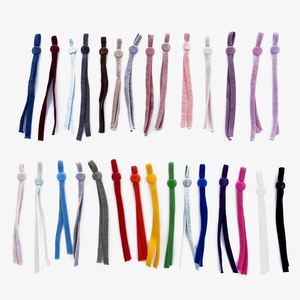 Sangle d'oreille personnalisée par le fabricant, couleur au choix, cordon de 5 mm en Spandex/Polyester, haute élasticité, réglable, double couche, pliable, 10 cm - Product Image 2