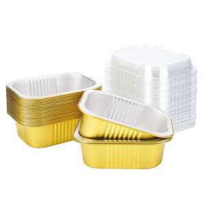 750ml PP cấp thực phẩm nhiệt con dấu dùng một lần hình chữ nhật nhôm lá takeout bao bì thực phẩm Baking Pan Nắp container - Product Image 6