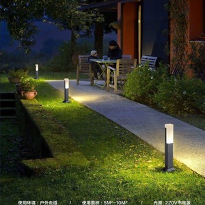 Lámpara de Jardín Cuadrada Chip Yi de 5W IP65, Lámpara de Exterior de Aluminio, Iluminación Moderna para Paisajes - Product Image 2
