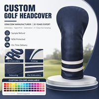 Housse de tête de club de golf directement de l'usine, fournisseur à faible MOQ, échantillonnage rapide, graphisme personnalisable, développement commercial, accessoires de golf