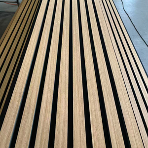 Pannello Acustico in Doghe di Legno, Akupanel <span class=keywords><strong>Fonoassorbente</strong></span> per Pareti e Soffitti, Decorazione d'Interni Ecologica - Product Image 4