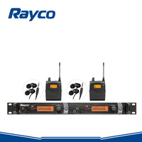 Système de monitoring intra-auriculaire sans fil professionnel Paulkison SR-2050 UHF 500-950 MHz avec garantie de 3 ans et câble de données