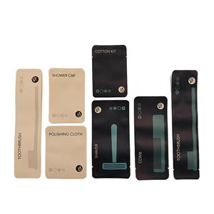 Emballages en papier pour articles de toilette secs <span class=keywords><strong>d</strong></span>'<span class=keywords><strong>hôtel</strong></span>, consommables jetables, fabricant haut de gamme pour l'approvisionnement hôtelier - Product Image 1