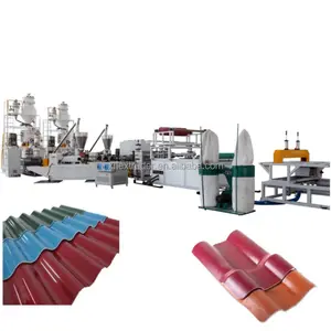 pvc roofing sheets plastic corrugated roof sheet making machine line