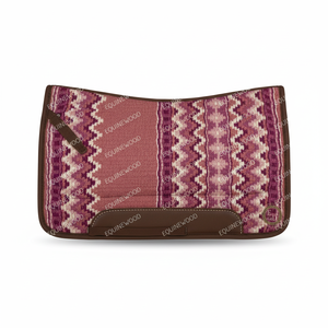 Tapis de selle Western en laine de Nouvelle-Zélande confortable et durable avec doublure en tissu de protection dessous en fourrure pour l'équitation Trail Ranch - Product Image 1