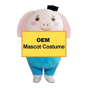 Costumi Sexy della mascotte del maiale dell'animale del fumetto di prezzi economici dell'oem