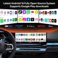 YolanAuto Boîtier AI 5G Qualcomm QCM6350 pour BMW, CarPlay sans fil, Android Auto, 8 cœurs, Android 16, Boîtier vidéo, Netflix, YouTube