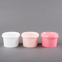 Vente en gros 1oz-4oz tasse à sauce à couvercle articulé contenants en plastique produits ménagers rond PP avec couvercle étanche Mini Transparent