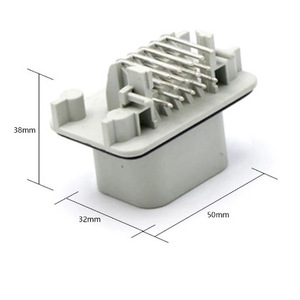 Auto ECU Connector 14 Pin Plastic Male Female Plug For Car PCB <b>Board</b> 33x35x36mm IP20 DT04-3P-P007 - Product Image 3