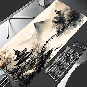 Traditional Chinese Painting PC Gaming Mouse Pads Gamer Mats Teclado Pad Mat <strong>Laptop</strong> Office Carpet 900X400 - Product Image 1