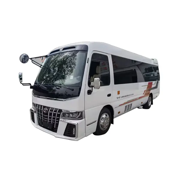 Modifikasi nyaman Minibus t-o-y-o-ta Coaster 12 kursi disesuaikan kendaraan besar kelas tinggi untuk dijual