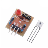 Módulo de Sensor Láser Receptor, Módulo de Sensor Láser sin Tubo Modulador, Interruptor de Relé de Nivel Alto y Bajo, Sensor Láser de 5V