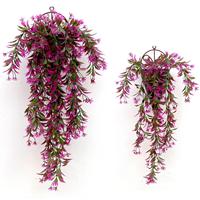 Guirlande murale artificielle en forme de fleur de glycine Ratta extra-longue et épaisse guirlande de glycine suspendue en soie pour la fête à la maison et le mariage