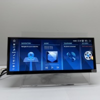 Système de lecteur DVD de voiture Android 15,8 pouces DSP avec CarPlay sans fil Android Auto pour BMW EVO NBT CIC Écran tactile IPS Snapdragon