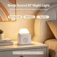 Haut-parleur créatif à bruit blanc pour V5.3, sortie 3W, veilleuse multifonctionnelle, minuterie, batterie 1200mAh, contrôle par application, aide au sommeil