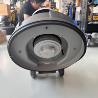 Polisseuse de sol à disque unique de 1,5 CV, 17 pouces, 150 tr/min, pour le nettoyage industriel des carreaux et des tapis