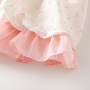 Rabais Mad Rush à durée limitée sans manches de style forêt écologique pour filles, longueur genou, dernière impression pour les fêtes - Product Image 3