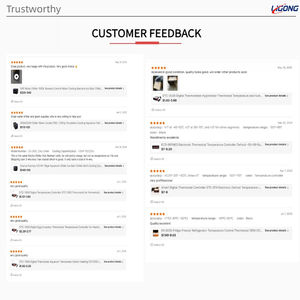 デジタル温度コントローラーサーモスタット温度調節器インキュベーターリレーLED 30A加熱冷却110vオーブンおよび冷凍用 - Product Image 6