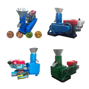 Diesel Engine Wood Sawdust BioFuel Pellets Making Machine Biomass Fuel Granulator Sawdust Straw Fuel Wood Pellet Machine