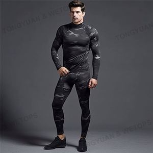 Couches de base pour hommes Vêtements de snowboard Ensemble de sous-vêtements thermiques Sport Long Johns Winter Gear Compression Suits for Skiing Running - Product Image 5