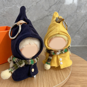 Vestiti per bambola grazioso <span class=keywords><strong>mantello</strong></span> da <span class=keywords><strong>strega</strong></span> multicolore con sciarpa in cotone poliestere materiale Mini accessori giocattolo di alta qualità per bambola V4 - Product Image 3