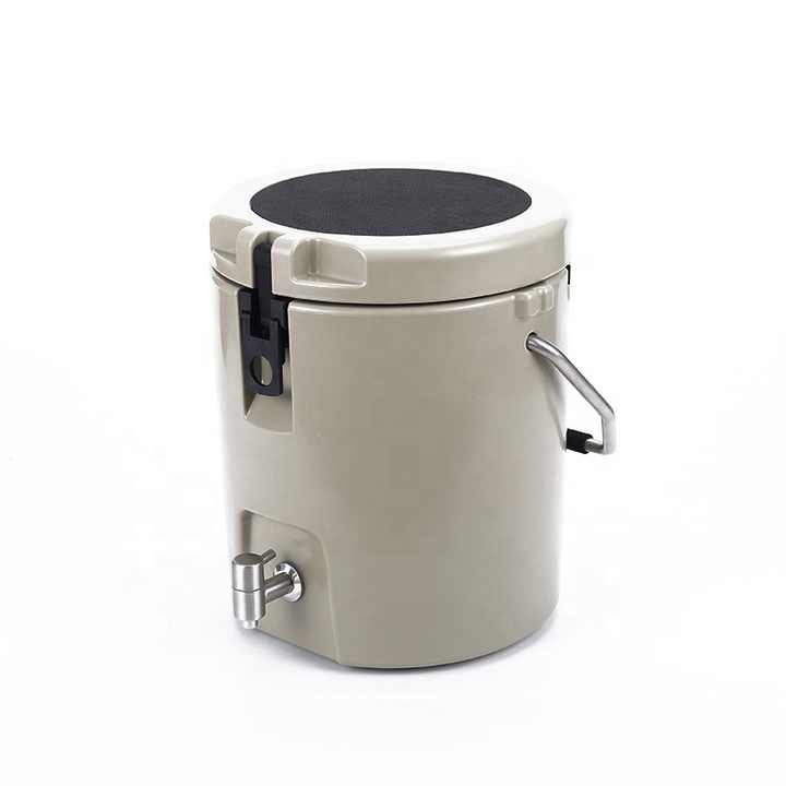 Huraoerrrr Siège de Toilette en Camping pour Seau de 5 gallons, PVC