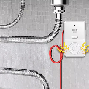 Aismartlink 긴 대기 충전식 수위 경보-전체 물 경보 기능이있는 가정용 오버플로 및 누출 감지기 - Product Image 2