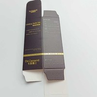 Boîtes en carton blanc pliables pour emballages cosmétiques et soins de la peau, 300g, en carton ivoire imprimé