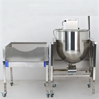 Nouvelle machine industrielle automatique à air chaud au gaz 220V en acier inoxydable 304 pour la fabrication de maïs soufflé caramel à vendre