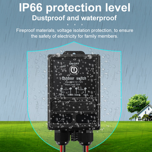 Outdoor IP65 Wasserdichter RF 433 72V 60V 48V 36V 30A Relais 24V Fernbedienungsschalter DC 12V Drahtloser Fernschalter für Motoren - Product Image 2