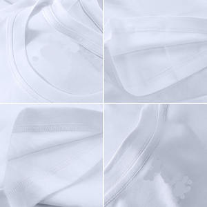 Camiseta de algodón 100% de diseñador de precio de fábrica por encargo de gran oferta de Color sólido pedido a granel a la venta - Product Image 4