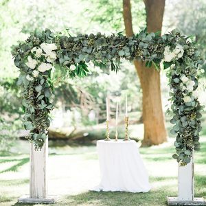 <span class=keywords><strong>Chemin</strong></span> <span class=keywords><strong>de</strong></span> <span class=keywords><strong>table</strong></span> 1,8 m, guirlande artificielle d'<span class=keywords><strong>eucalyptus</strong></span>, verdure, vignes pour décoration <span class=keywords><strong>de</strong></span> fête - Product Image 4