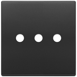 Copertura per Interruttore a Muro 3Mx3 BS, Piastra Rotonda Grigio Antracite, Lunghezza 9,5cm, Altezza 1,4cm - Product Image 1