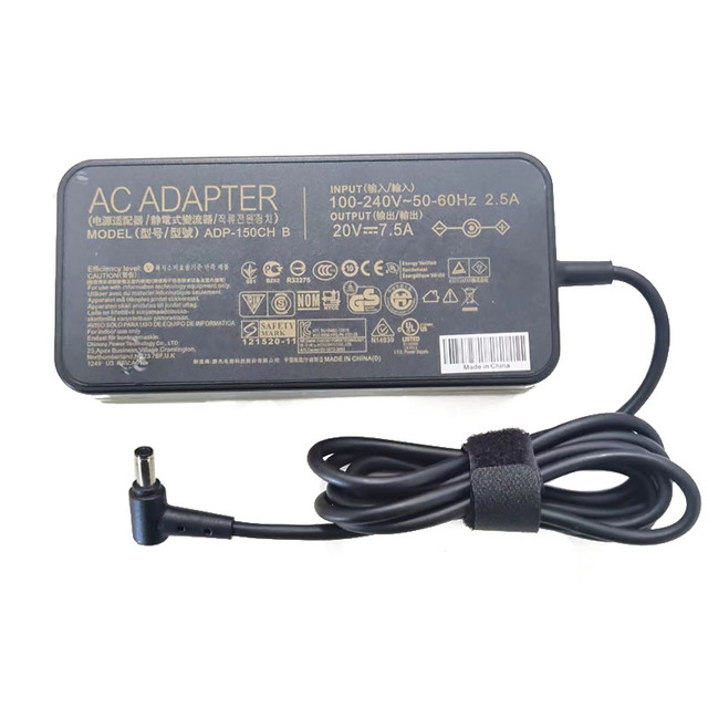 Brand New 20V 7.5A 150W 6.0*3.7mm AC Adapter Charger for Asus Laptop Power Supply ADP-150CH