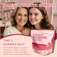 Gummies Probiotiques Marque Blanche pour Femmes Formule Double Action avec Prébiotiques Canneberge Vente en Gros OEM