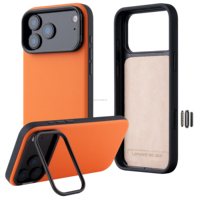 Étui en cuir PU vegan pour iPhone 18 Pro, personnalisation OEM faible coût, directement de l'usine