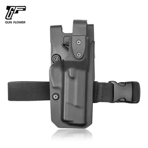 GUNFLOWER Tactical Leg Adjustable Kydex Open Carry level III Holster