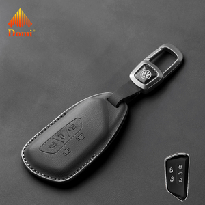 Funda de Cuero para Llaves de Coche DM para Volkswagen VW Golf 8 MK8 ID.3 ID.4 para Skoda Octavia A8 Seat <span class=keywords><strong>Cupra</strong></span> Formentor <span class=keywords><strong>Leon</strong></span> MK4 Tarraco 2020 - Product Image 6