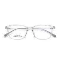 Montures de lunettes transparentes TR90 bicolores ultra-légères et flexibles pour adolescents avec verres clairs pour la myopie des étudiants