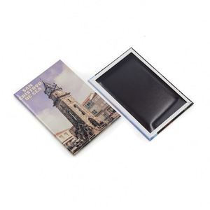Nuevo Imán de Refrigerador de Metal con Fotos de Recuerdo Turístico Personalizadas, con Lámina Dorada - Product Image 3
