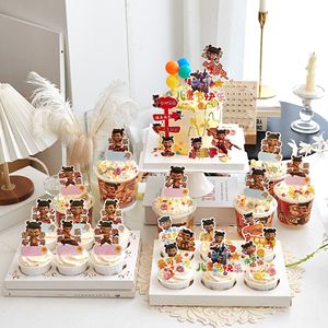 น้ำผึ้งและรสหวาน ท็อปเปอร์เค้กเนจ่า อะคริลิค ของตกแต่งวันเด็ก ของตกแต่งวันเกิด สไตล์จีน อุปกรณ์ตกแต่งเค้ก - Product Image 2