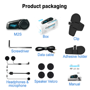 Casco de red automático Maxto M2S con intercomunicador <span class=keywords><strong>Bluetooth</strong></span> 6-Riders Group Talking Headset accesorios de motocicleta - Product Image 6