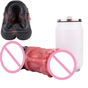 2025 Wholesale Fantasy Horse <b>Dildo</b> Style Male Masturbator Cup with Realistic Design and Dual Soft Channels - Product Image 1
