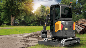 HX25AZ Zero-Tail-<b>Swing</b> Mini Excavator 2.7 Ton Compact Crawler Digger D1305 Stage-V Rubber Track - Product Image 5