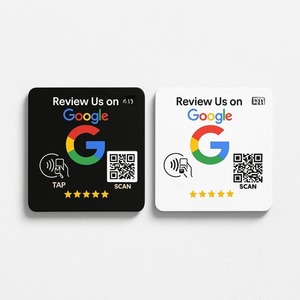 Insegna NFC per Recensioni Google con Adesivo 3M, Scansiona con Tocco o QR per Recensioni Google, Compatibile con iPhone e Android - Product Image 6