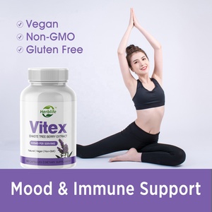 OEM ODM Vente chaude de compléments alimentaires à base de Vitex agnus-castus, capsules d'extrait de Vitex agnus-castus - Product Image 3