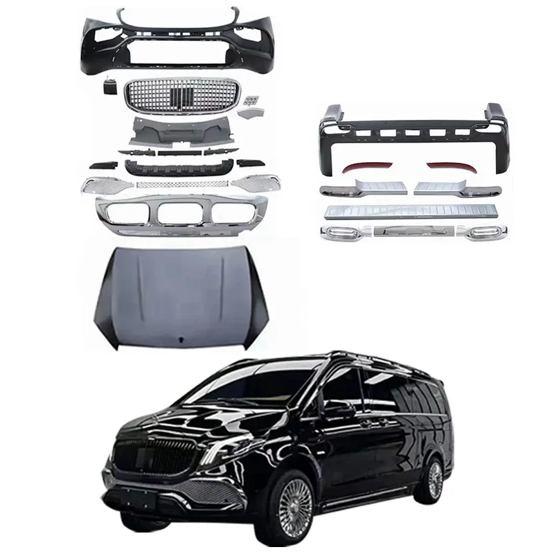 Lüks GLS tarzı araba tampon grille bodykit için vücut kiti MB vito v250 w447 vclass w167