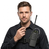 MYT872 Talkie-walkie de chantier longue portée de haute qualité, portée de 5 km, analogique 10 W avec batterie 3000-3500 mAh